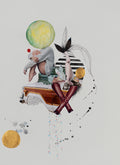 Sweet Sixteen - mixed media collage