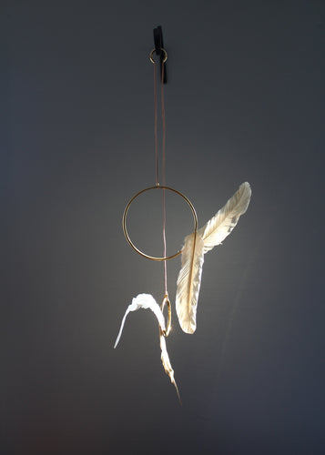 Feather Wall Hanging Mobile