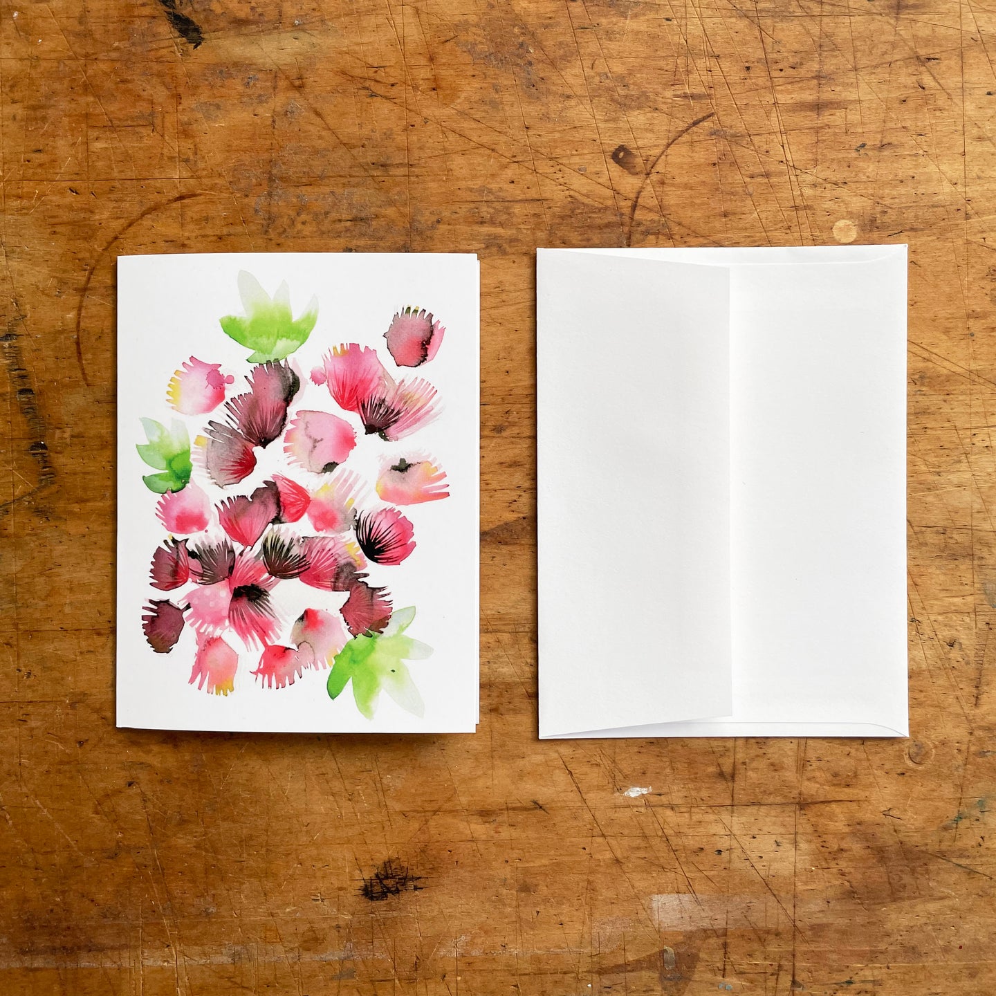 Set of 4 Poppies Greeting Card Set